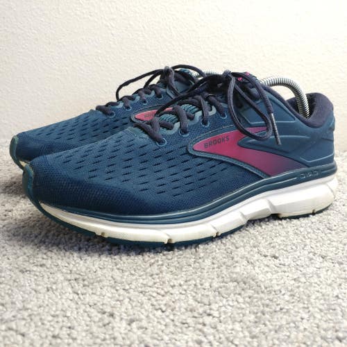 Brooks Dyad 11 Womens Size 10.5 Running Shoes Blue Athletic Sneakers Low Top