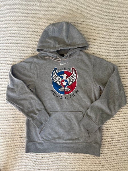 Vintage Grey Nike Palm Beach FL Revolution Lacrosse Hoodie