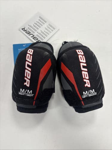Brand New Youth Size Medium Bauer Lil Sport Ice Hockey Elbow Pads
