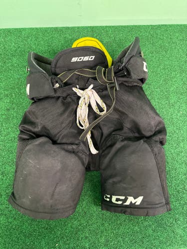 Black CCM Tacks 9060 Hockey Pants (Used) | Junior Small
