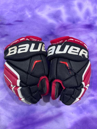 Black Junior Bauer Vapor X100 Gloves 10" (Used)