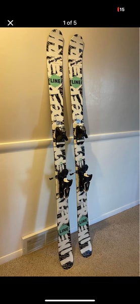 2022 Line Honey Badger 166 cm All Mountain Skis (Used)