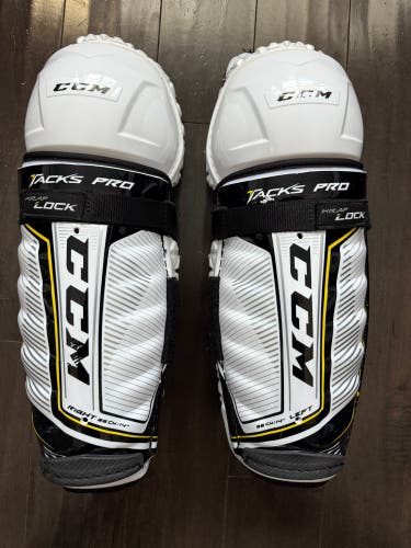 New CCM Ultra Tacks Pro Stock Shin Pads 14”