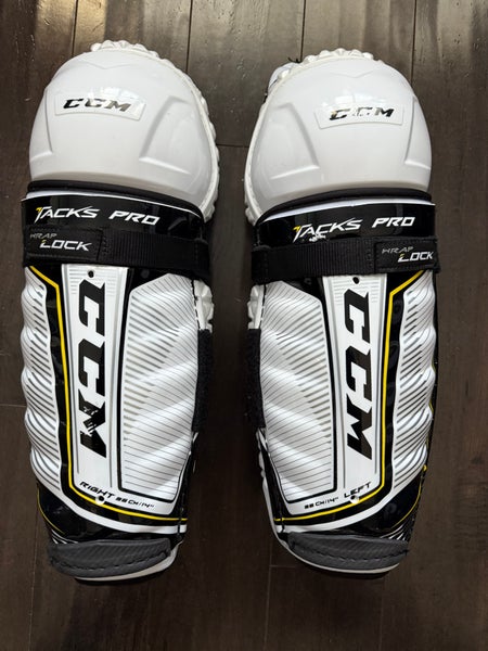 New CCM Ultra Tacks Pro Stock Shin Pads 14”