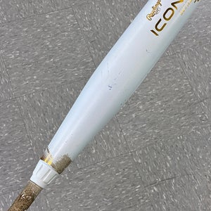 2024 Rawlings Icon Composite Bat USSSA Certified (-5) Composite 25 oz 30" (Used)