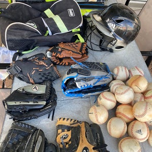 Lot of Tee Ball/machine pitch equipment