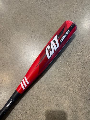 2019 Marucci CAT Composite Bat USSSA Certified (-10) Composite 18 oz 28" (Used)