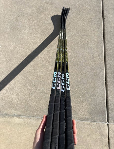 4 STICKS Senior CCM Super Tacks AS-V Pro Left Hand Hockey Stick P28 Pro Stock (Used)