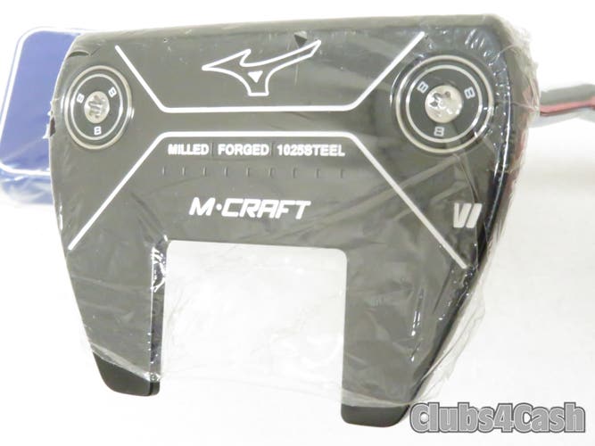 Mizuno M Craft VI Putter Mallet Black ION 35" NO Cover +Weight Kit   NEW
