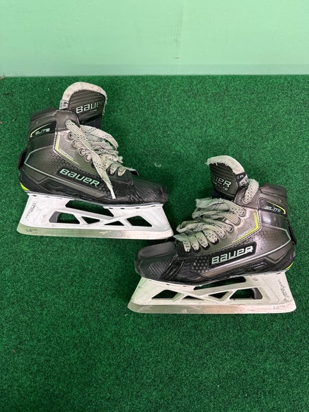 Intermediate Bauer Elite Hockey Goalie Skates (Fit 3) Size 6.5 (Used)