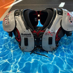 Medium Adult Riddell Power SPX Shoulder Pads (Used)