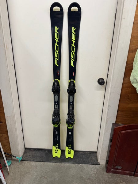 Fischer Salom 158 cm Racing Skis With Bindings Max Din 16 (Used)