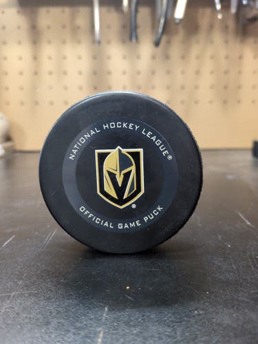 Vegas Golden Knights Official Game Puck