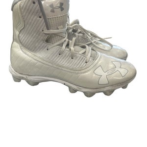 Used Under Armour 3021197-101 HIGHLIGHT CLEATS Adult FB Cleats White Senior 8 11862-S000091789