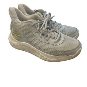 Used Under Armour CURRY Basketball Shoes Y Grey Junior 04 11862-S000091823
