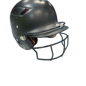 Used Schutt 325600 XS SSMC LAG Batting Helmet w/Mask Black XS 11862-S000091810
