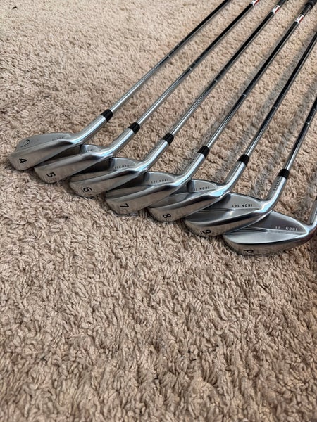 Men's Takomo 101 Left Hand Iron Set Stiff Flex Steel Shaft (Used)