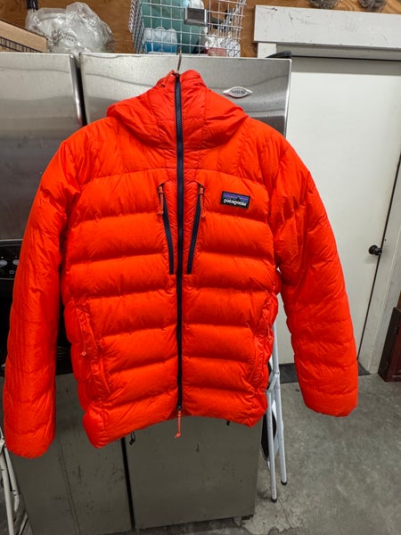 Orange Men's Large Patagonia  Fitzroy Down Jacket (Used)