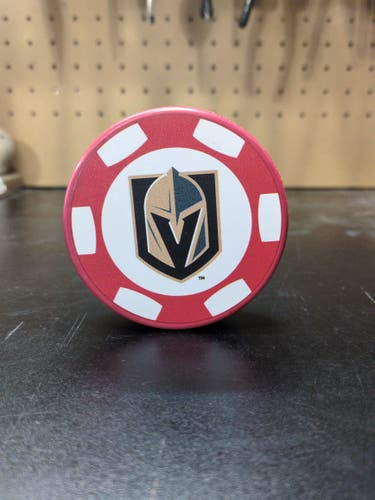 Vegas Golden Knights Poker Chip Puck Limited Edition