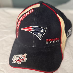 Vintage Patriots Champions Hat Super Bowl XXXVI (2002)