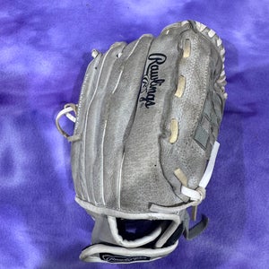 Gray Rawlings Highlight Series RH Pitcher's Baseball Glove 12" (Used)