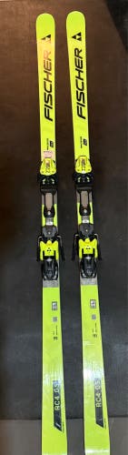 2024 Fischer RC4 World Cup GS 193 cm Racing Skis With Bindings (Used)