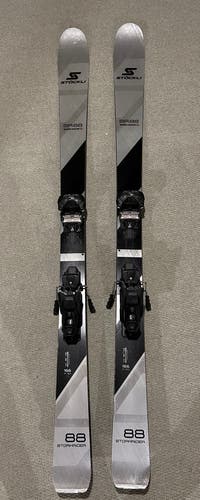 Stockli Stormrider88 skis 166cm with Tyrolia Attack 14 demo bindings