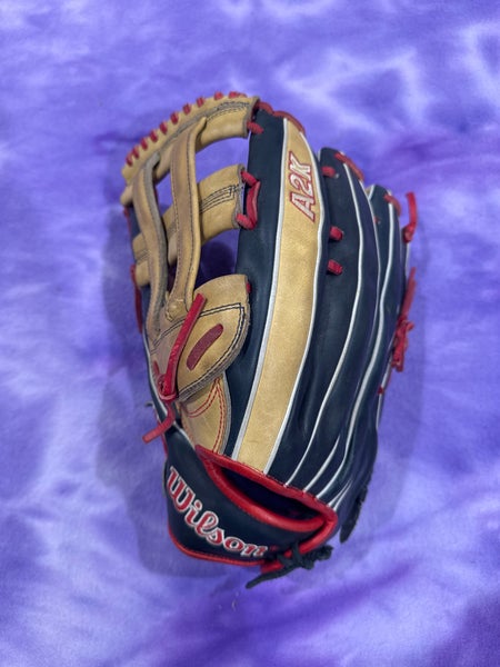 Black Wilson A2K LH Outfield Baseball Glove 12.75" (Used)