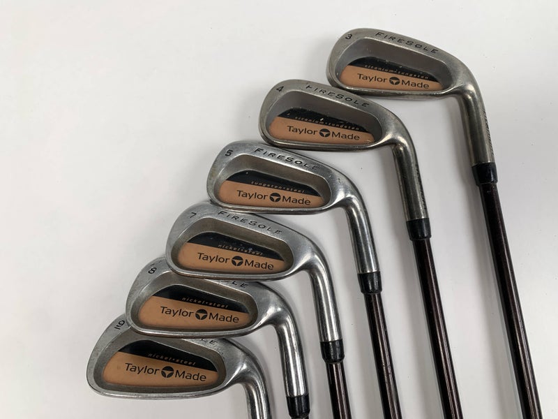 TaylorMade Firesole Iron Set 3-9 (No 6) Bubble R-80 Regular Graphite Mens RH