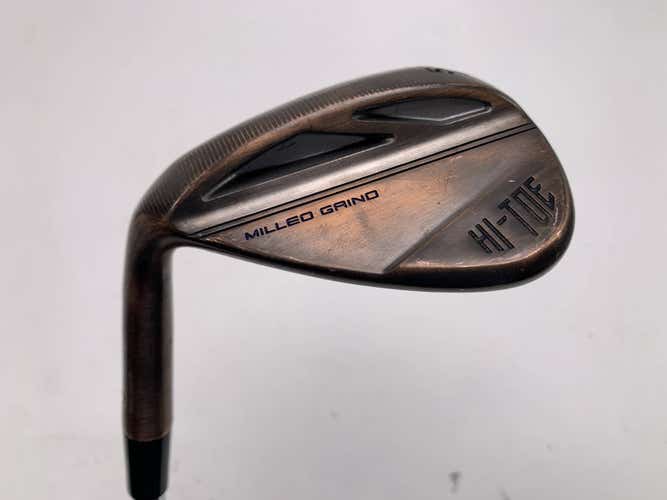 TaylorMade Milled Grind Hi-Toe 3 Copper Lob Wedge LW 58* 7 KBS Hi-Rev 2.0 LH
