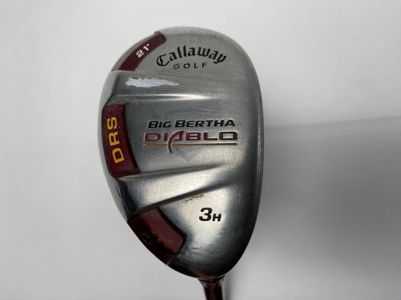 Callaway Big Bertha Diablo 3 Hybrid 21* 60g Stiff Graphite Mens RH