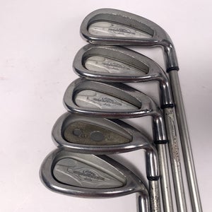 Callaway X-14 Iron Set 7-PW+SW Steelhead X-14 Gems Ladies Graphite Womens RH