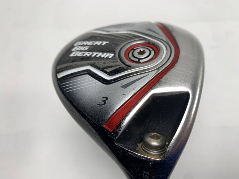 Callaway Great Big Bertha 2015 3 Fairway Wood 15* Kuro Kage 50g Senior RH