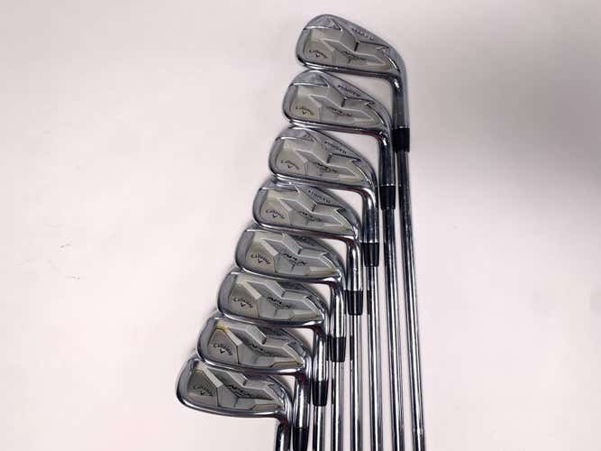 Callaway Apex Pro 19 Iron Set 4-PW+GW NS Pro Modus 3 Stiff Steel Mens RH
