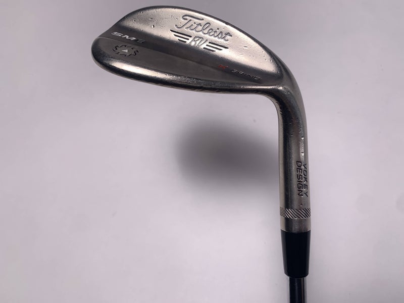 Titleist Vokey SM6 Steel Grey Lob Wedge LW 58* 12 Bounce Wedge Steel Mens RH