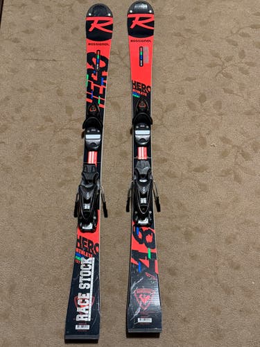 127 cm Rossignol Hero Athlete Multi Skis With Look NX7 Bindings (Used)