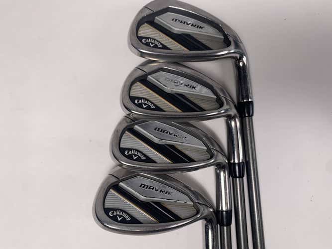 Callaway Mavrik Iron Set 8-PW+AW AeroTech SteelFiber i70 Regular Mens RH