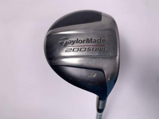 TaylorMade 200 Steel 3 Fairway Wood 15* Lite S-90 Stiff Graphite Mens RH