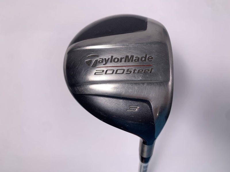 TaylorMade 200 Steel 3 Fairway Wood 15* Lite S-90 Stiff Graphite Mens RH