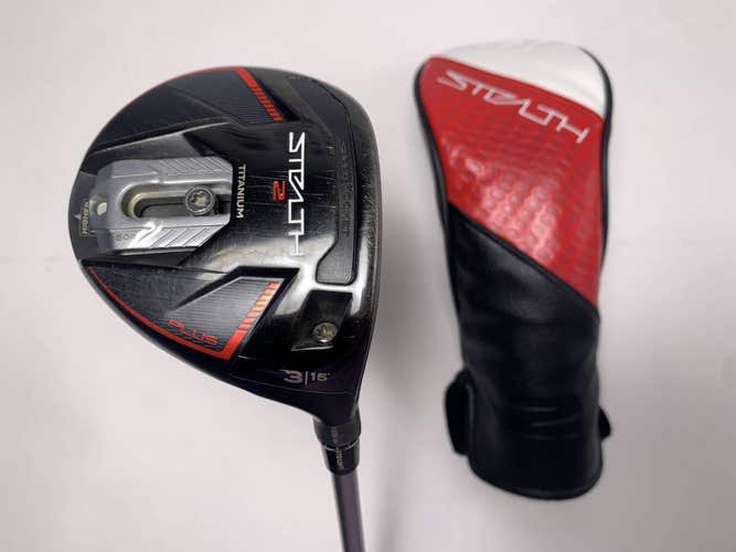 TaylorMade Stealth 2 Plus 3 Fairway Wood 15* Tensei Orange CK 75g XStiff RH HC