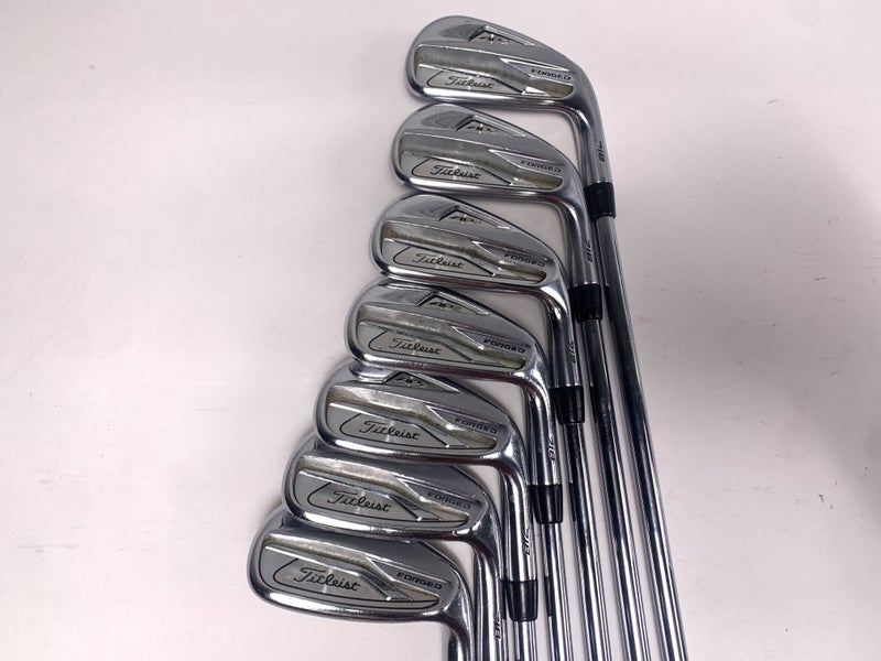 Titleist 718 AP2 Iron Set 4-PW True Temper AMT S300 Tour White Stiff Mens RH