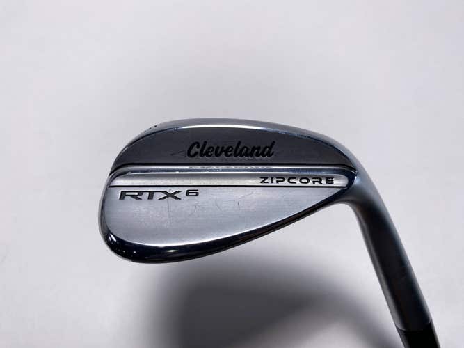 Cleveland RTX 6 ZipCore Tour Satin Sand Wedge SW 56* 10 DG Wedge Steel Mens RH