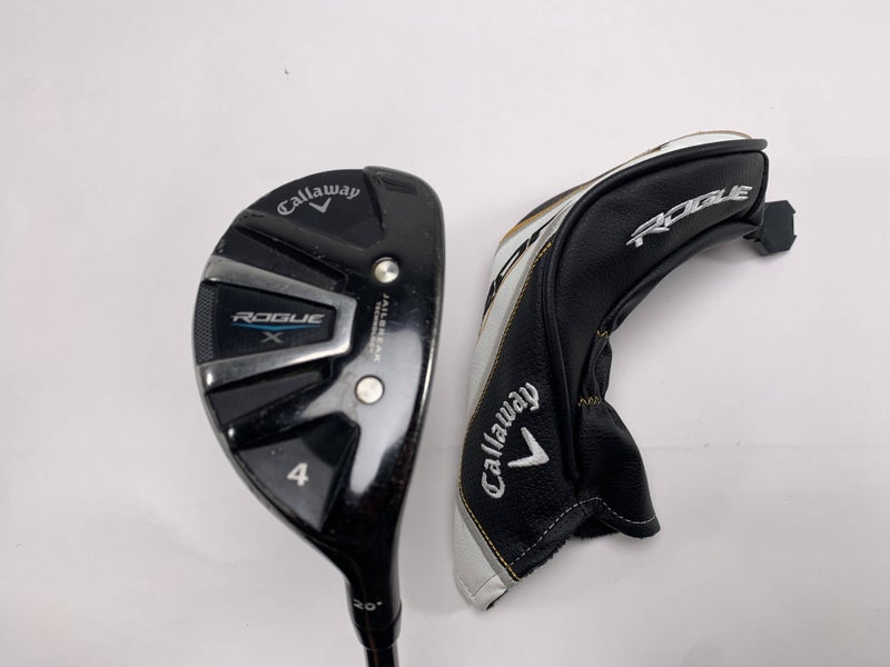 Callaway Rogue X 4 Hybrid 20* Aldila Synergy 50g Senior RH HC Midsize Grip