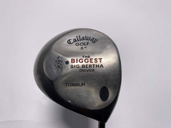 Callaway Biggest Big Bertha Driver 8* Grafalloy ProLite Stiff Graphite Mens RH