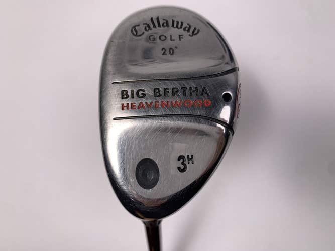 Callaway Big Bertha Heavenwood 3 Hybrid 20* RCH 75w Senior Graphite Mens LH