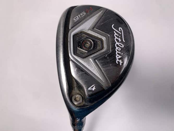 Titleist 915 H 4 Hybrid 24* Mitsubishi Rayon Diamana Red M+60 HY Regular Mens LH