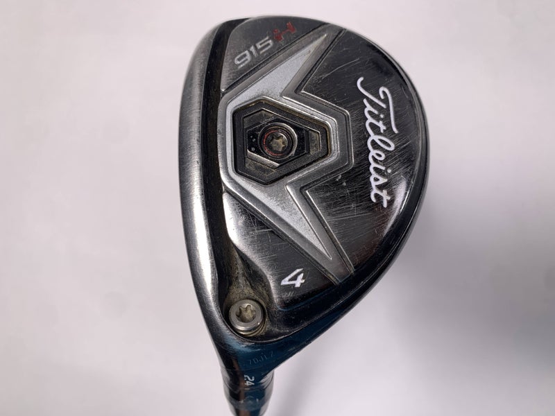 Titleist 915 H 4 Hybrid 24* Mitsubishi Rayon Diamana Red M+60 HY Regular Mens LH