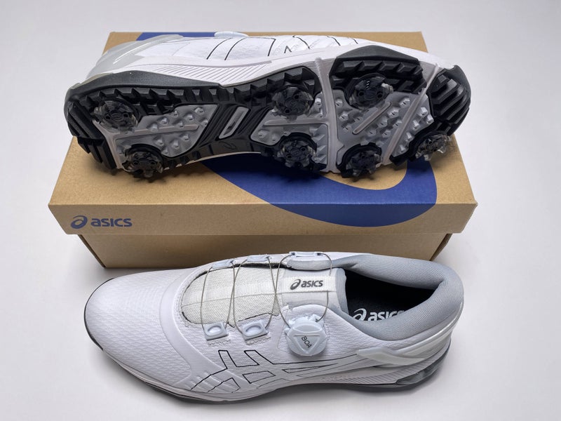 Asics Gel-Course Duo BOA Golf Shoes White Black Men's SZ 9.5 (1111A213-101)
