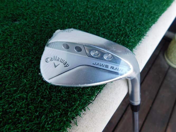 Callaway JAWS RAW Tour CHROME 58.8Z Lob Wedge w/ True Temper DG Stiff Flex