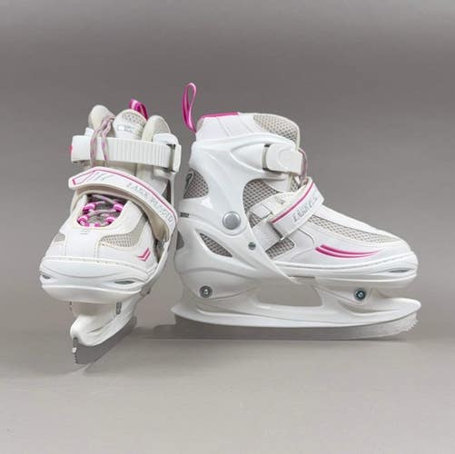 Lake Placid Summit Adjustable Size 1-4 Junior Hockey Skates